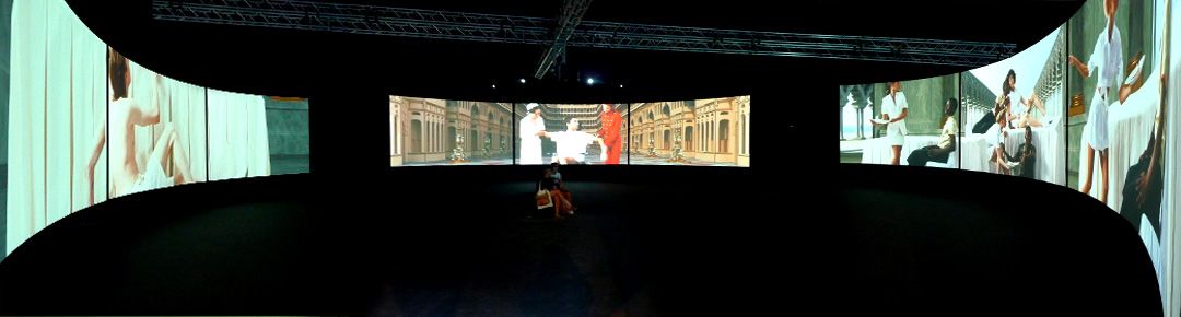 AES+F, installation multimedia, Biennale de Venise, 2009